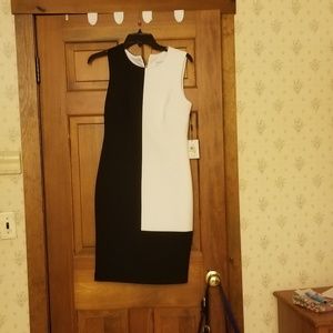 Ck slimming silky dress fitted flattering